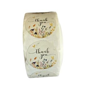 1500 Thank-you stickers. 3 rolls of 500 each.